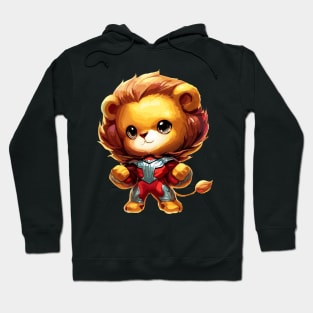 Superhero lion cat Hoodie